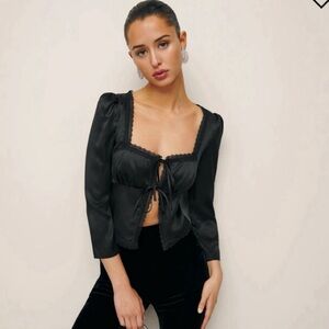 Reformation Lucinda Silk top